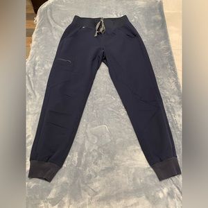 FIGS Women's Navy Zamora - Petite Jogger Scrub Pants - XS - Petite / Navy